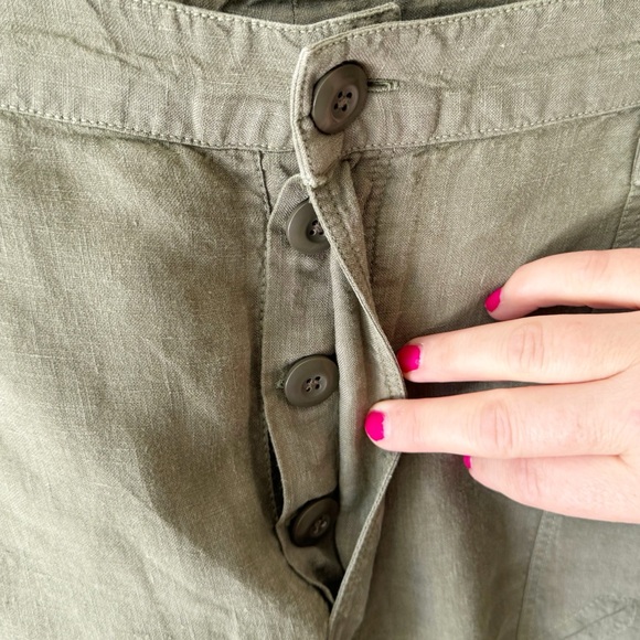 NWT Frame Le Beau Linen Pants - Picture 8 of 13